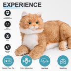 Percy Robot Cat - Interactive Emotional Support Pet Weighted