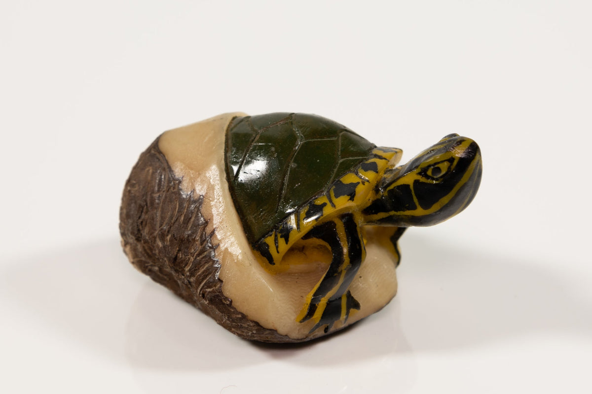 Tagua Turtle Carving