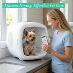 Pet Grooming Dryer Box Quiet Smart Temp Fast Dry Negative Ion Dog Cat