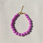 Dogs Necklace Extension Chain Design Pet Collar Fashion Dogs Faux Pearls Necklace Loop DIY Cat Dog Grooming Accessory
