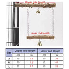 1PC Parrot suspension bridge toys, bird toys, swing supplies, claw grinding, pole standing, birdcage accessories