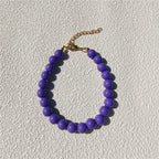 Dogs Necklace Extension Chain Design Pet Collar Fashion Dogs Faux Pearls Necklace Loop DIY Cat Dog Grooming Accessory