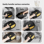 Pet Hair Removal Kit: Sticky Roller, Static Brush & Grooming Gloves - For Cat Dog Fur on Furniture Car Clothing