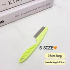 Stainless Steel Pet Flea and Shedding Comb | Grooming Tool for Dogs and Cats