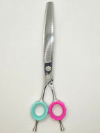 Reiki Shears - Left-Handed Curved Thinner - Southpaw Signature by Cat The Dog Groomer